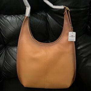 Coach Brown Leather Hobo Bag